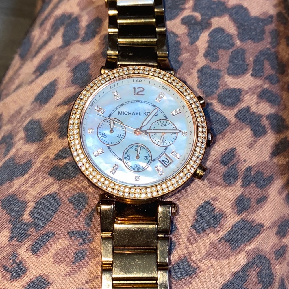 Michael Kors Watch Rose Gold (extra links)